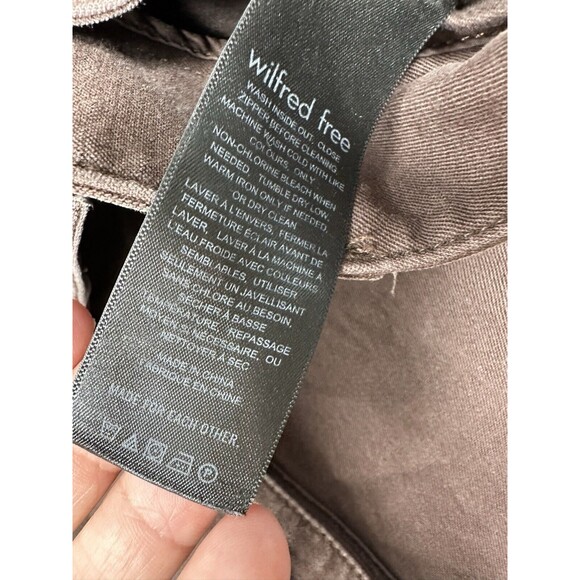 Aritzia Wilfred Free Cargo Wide Leg Pull On Pants Woman’s6 Heathered - Picture 7 of 15